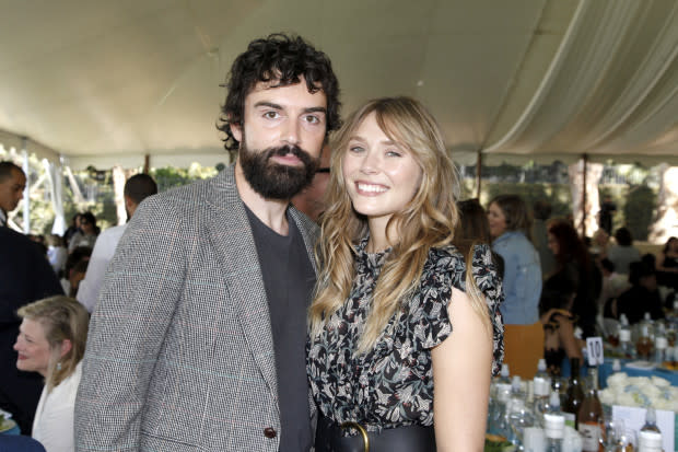 Robbie Arnett and Elizabeth Olsen attend the Rape Foundation Annual Brunch 2019.<p>Photo by Tibrina Hobson/Getty Images for The Rape Foundation</p>