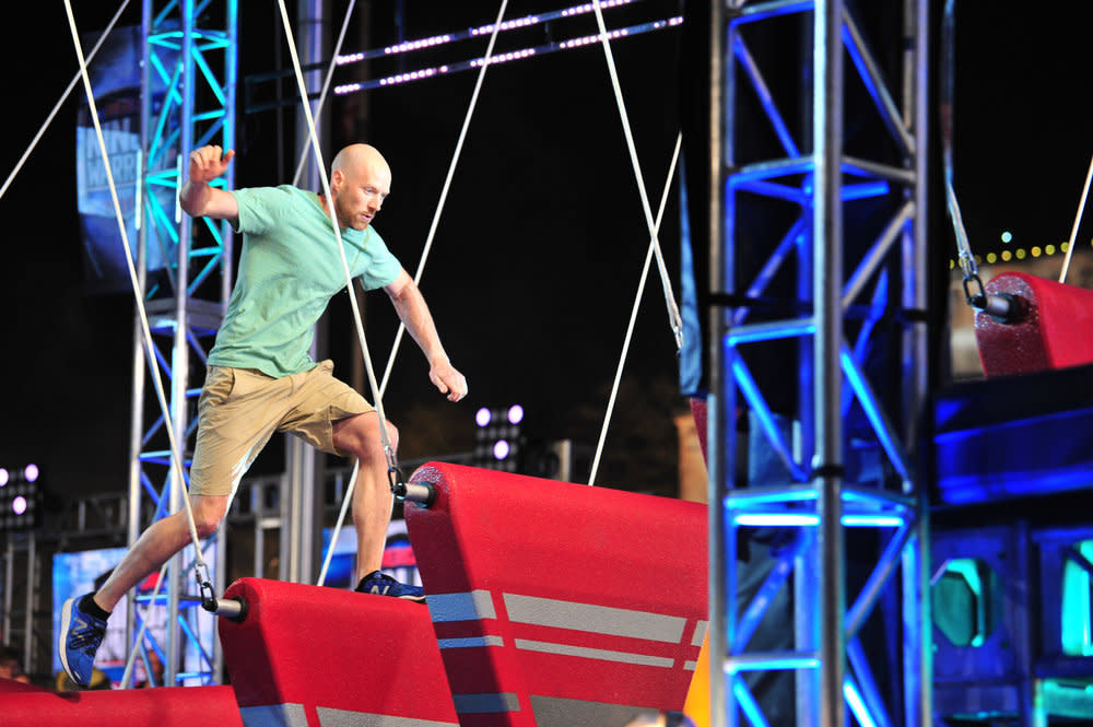 <em>American Ninja Warrior</em> is one of the many streaming shows you can watch instead of the Super Bowl. (Photo: Cooper Neill/NBC)