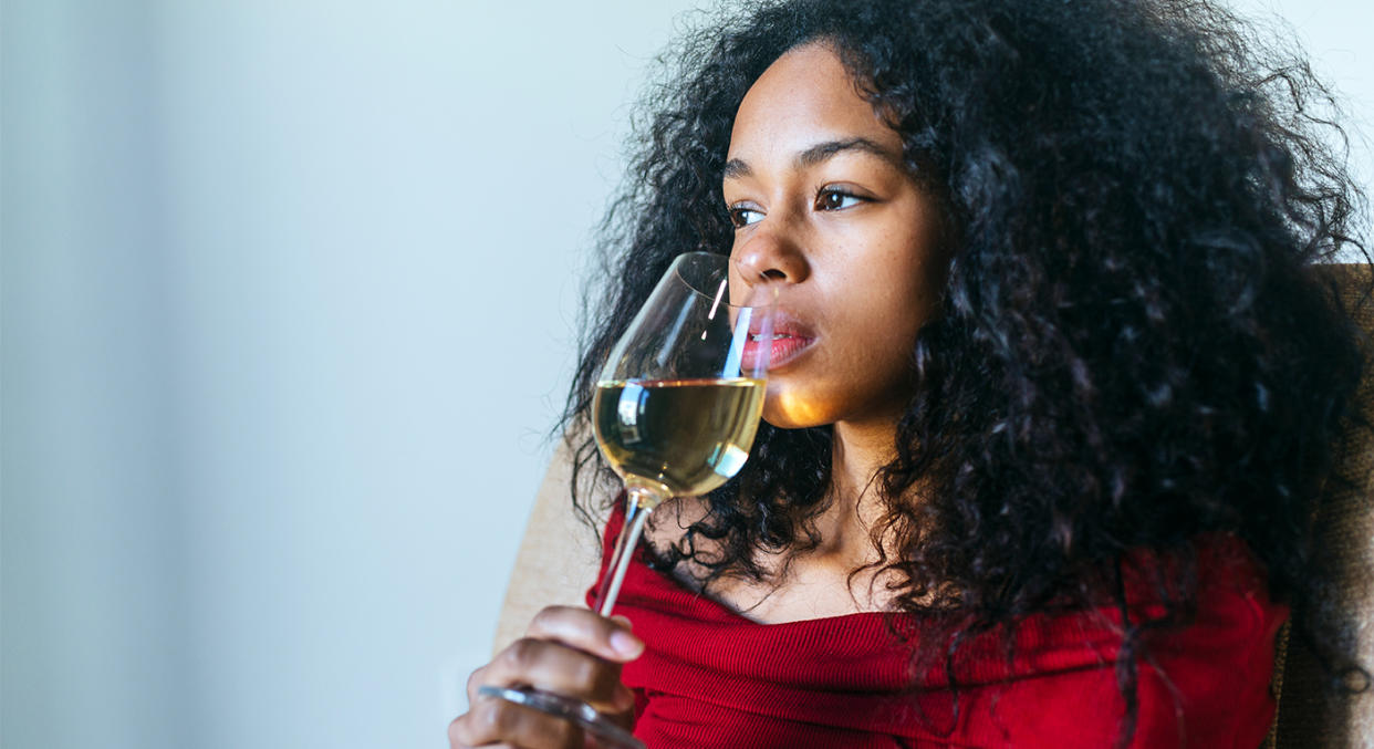Just one small glass of wine a day can increase your stroke risk. [Photo: Getty]
