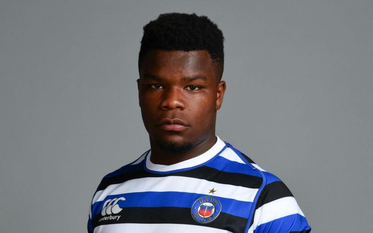  Levi Davis poses for a portrait during the Bath Rugby squad photo call for the 2018-19 - Dan Mullan/Getty Images Europe