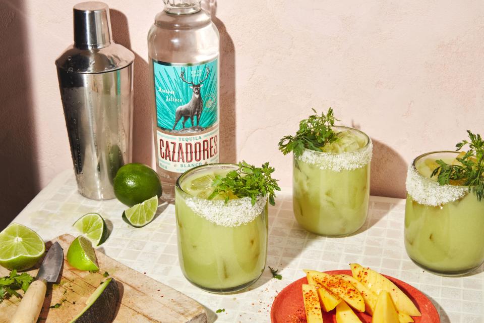 Cazadores Avocado Margarita is a mashup of margaritas and guacamole, with avocado, jalapeño and cilantro among the ingredients.