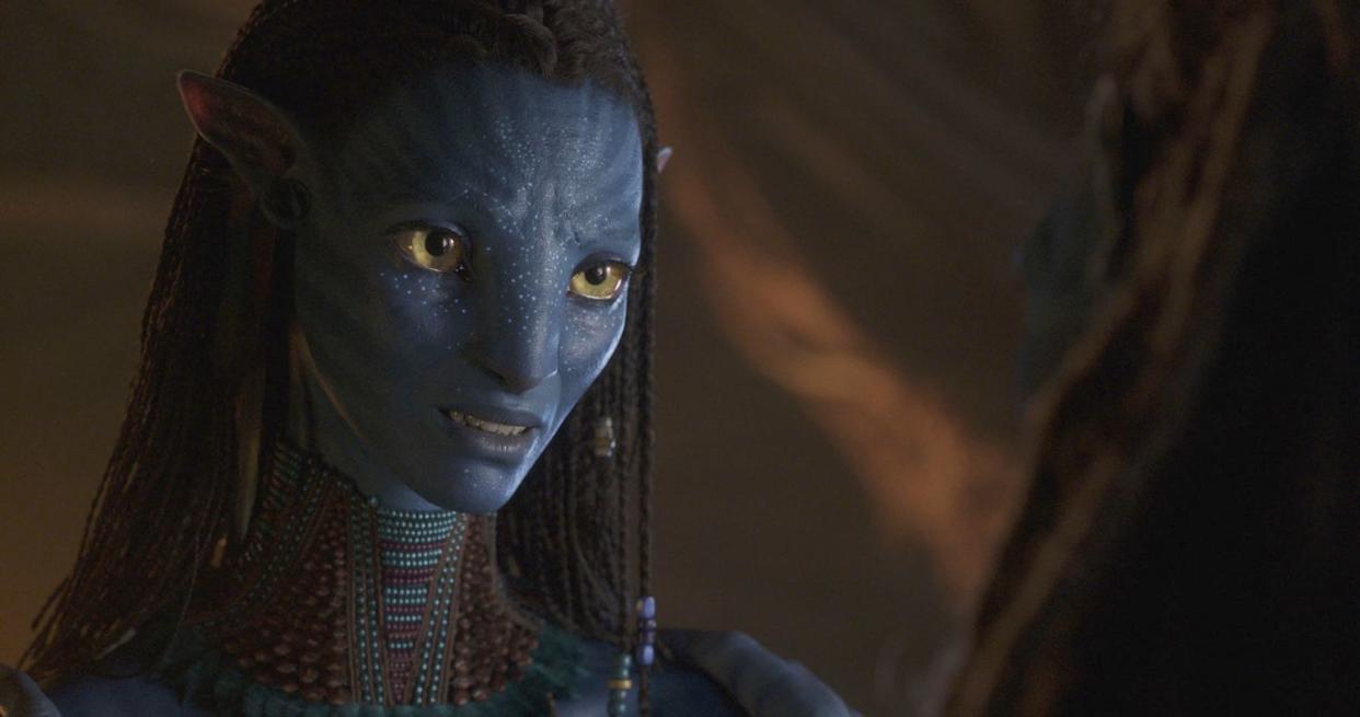 Neytiri in 20th Century Studios' AVATAR: THE WAY OF WATER