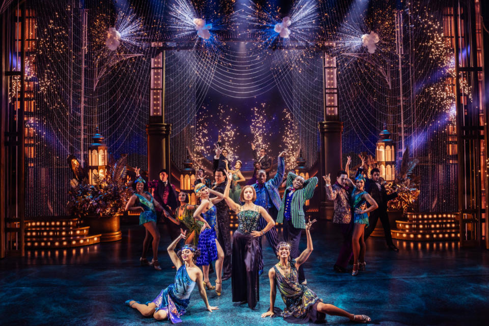 Samantha Pauly (center) as Jordan Baker in "The Great Gatsby" on Broadway.<p>Photo: Matthew Murphy and Evan Zimmerman/Courtesy of The Great Gatsby</p>
