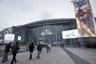 Cowboys Stadium has hosted several big events, including this year's NBA All-Star game