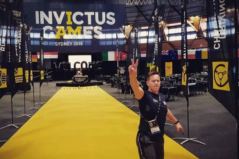 Soldier James Rose who competed at the Invictus Games in Sydney 2018 -Credit:Evening Gazette