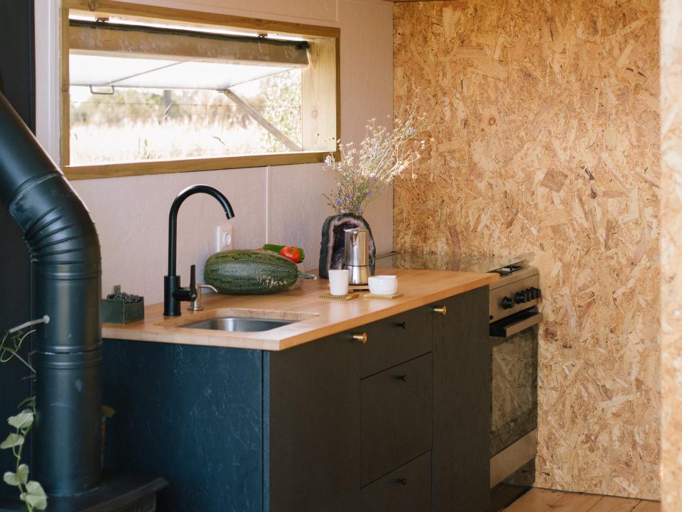 The completed kitchen area.