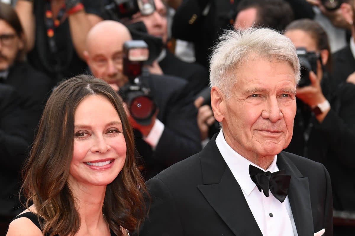 Harrison Ford with wife Calista Flockhart.  (PA Wire)