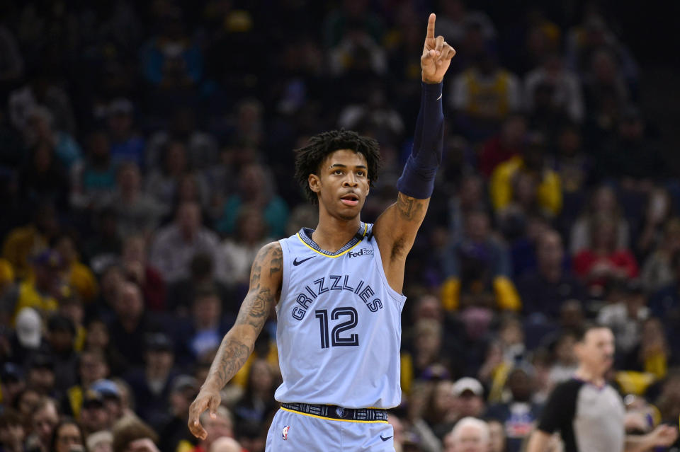 Memphis star Ja Morant thanked an unusual person after dropping 27 points against the Lakers on Saturday night.