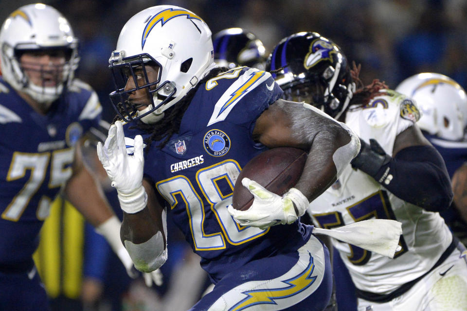 Melvin Gordon is set to face the Denver Broncos as the Chargers bid for the No1 seed in the AFC