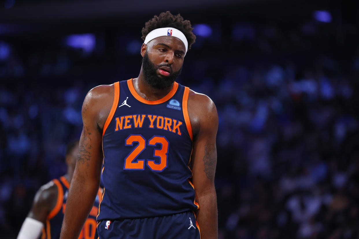 Mitchell Robinson will miss roughly 8-10 weeks after ankle surgery. (Photo by Rich Schultz/Getty Images)