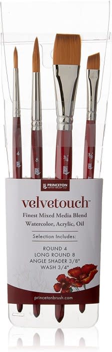 Princeton 3950 Velvetouch Mixed Media Brush Wash 3/4