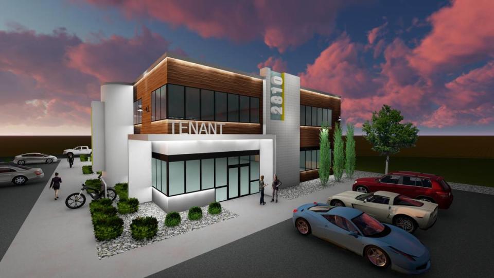 A two-story office building in the heart of Kennewick is seeking new tenants after a down-to-the-studs remodel that includes a new facade. T’he property, 2810 W. Clearwater Ave., is behind Panda Express and Highway 395.