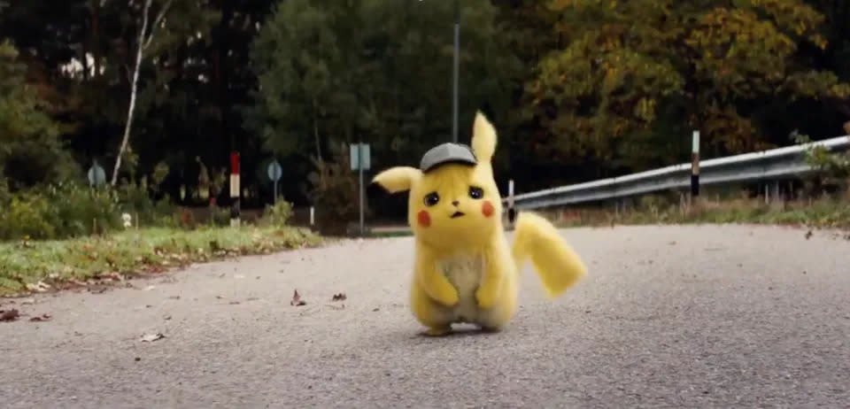 Detektiv Pikachu geht im Film 2019 auf Spurensuche. (Alamy)