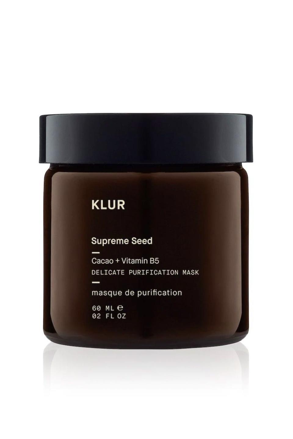 12) Klur Supreme Seed Delicate Purification Mask