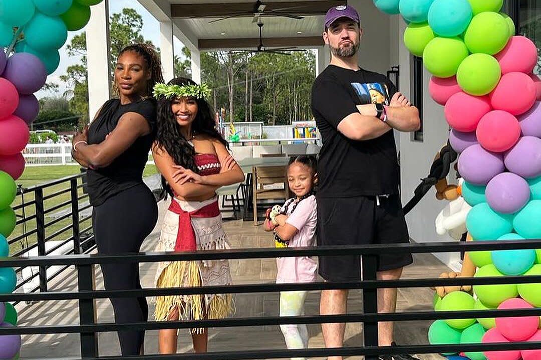 serena williams family party