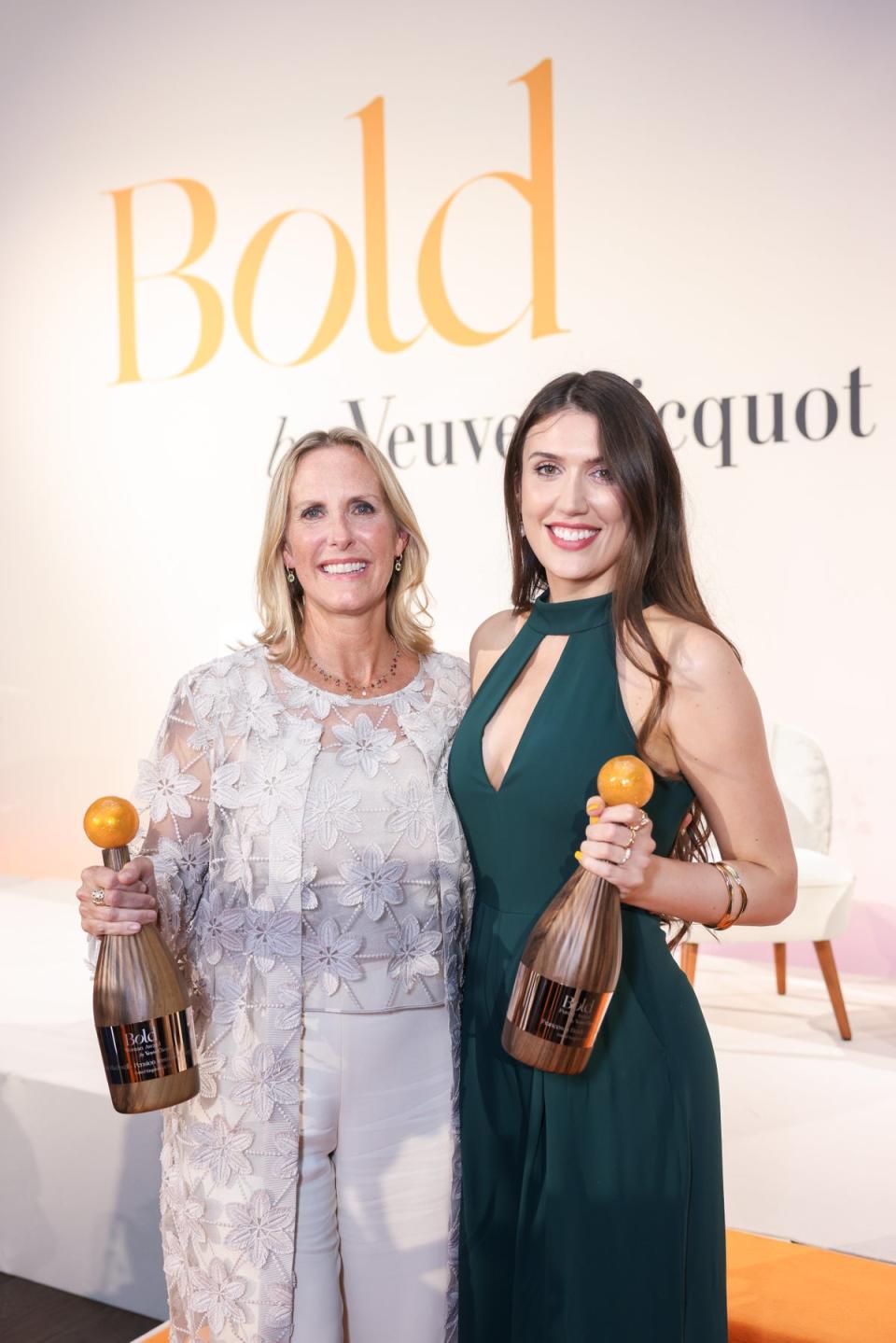 Tracy Blackwell and Francesca Brady attend the Veuve Clicquot BOLD Woman Award Ceremony (Dave Benett/Getty Images for Veuve Clicquot BOLD Woman Award Ceremony)