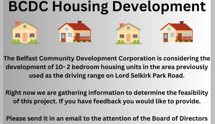 This social media call for feedback from the Rural Municipality of Belfast in southeastern P.E.I. sparked a flurry of discussion in late January. The development corporation has now abandoned plans to put housing on the site mentioned.  (Facebook - image credit)