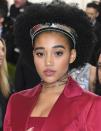 <p>Even on your most basic hair day, a statement headband can take a hairstyle from boring to beautiful in seconds. One in a metallic finish, like Amandla Stenberg’s, is sure to turn heads.</p>