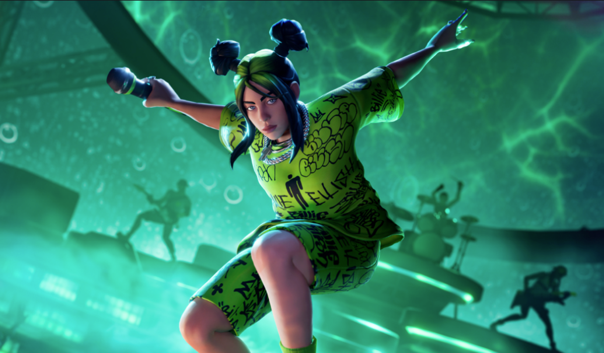 Billie Eilish in Fortnite Festival season 3 (Epic Games)