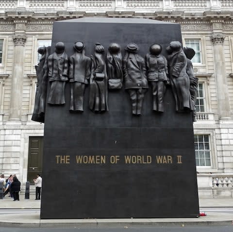 The Monument to the Women of World War II - Credit: getty