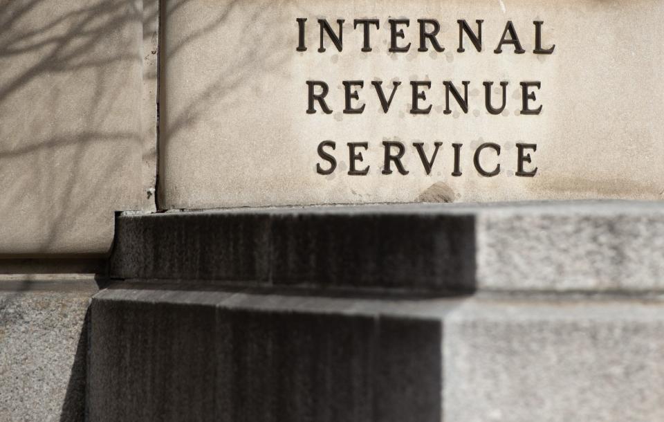 The US Internal Revenue Service (IRS) building is seen on January 28, 2019.