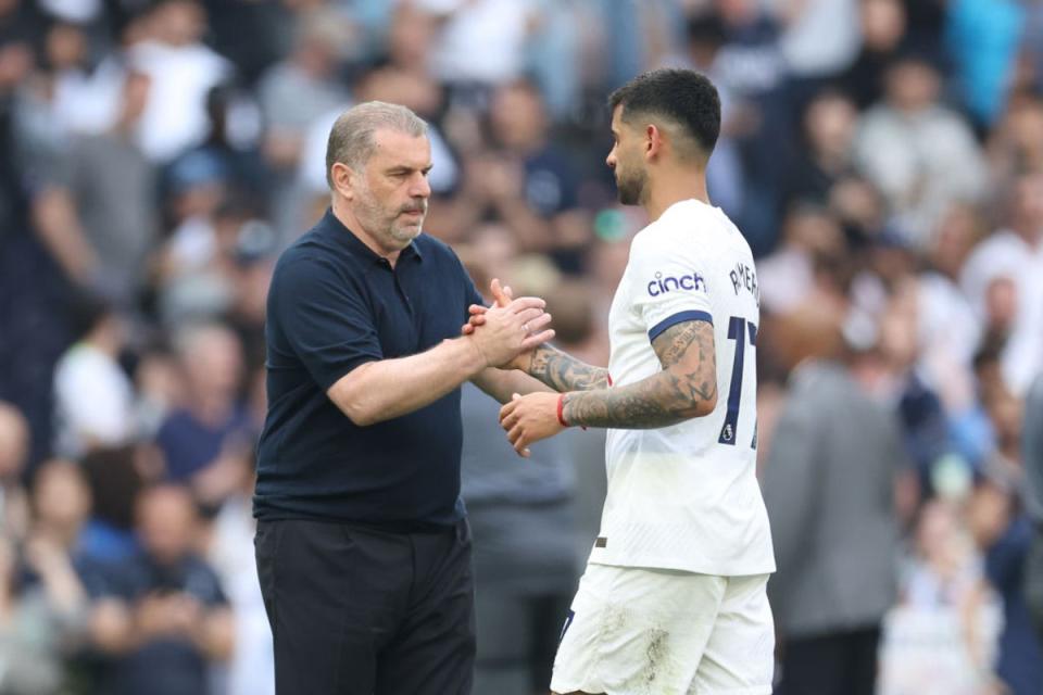 Spurs boss Postecoglou (Getty Images)