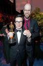 <p>The other half of the Daniels who was also showered with Oscar wins on Sunday, Daniel Scheinert, is pictured here with Quan and another Los Angeles celebrity: An In-n-Out burger. Don't let the naysayers tell you it's overrated, the burgers are good! </p>