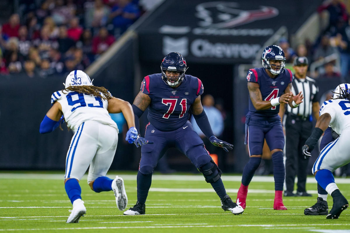 Houston Texans: Tytus Howard's status against the Pats remains