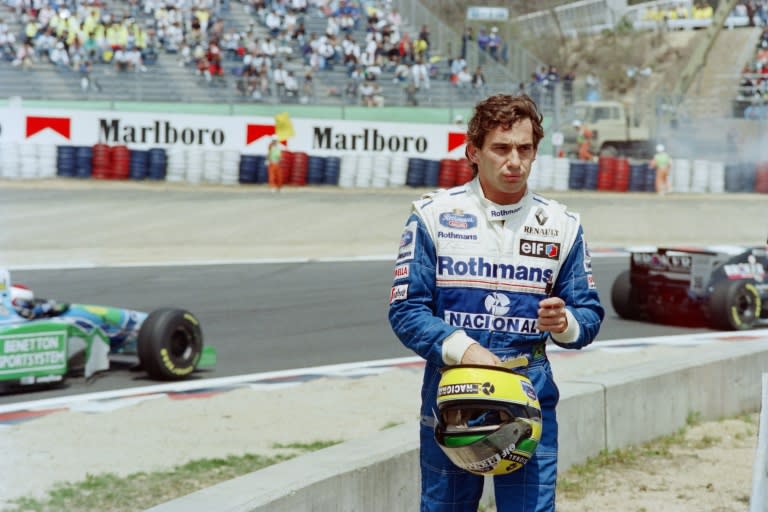 Champion: Ayrton Senna in his racing days (Toru YAMANAKA)