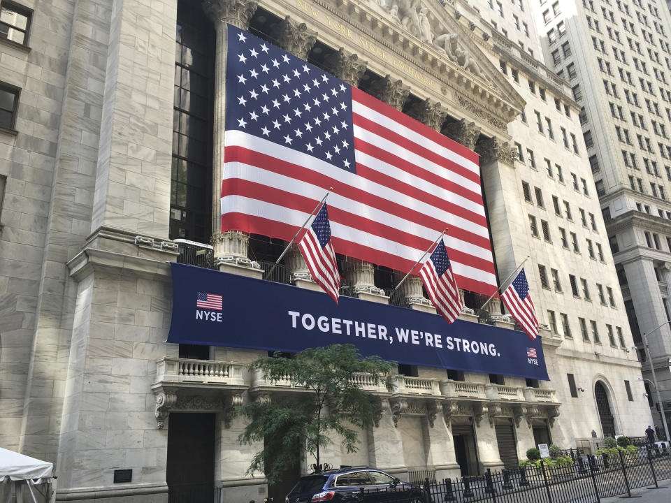 November 27th 2020: Record high closings on Wall Street as the S&P 500 stock market index and the NASDAQ Composite index each closed at new record highs while the Dow Jones Industrial Average also posted a modest gain. - File Photo by: zz/STRF/STAR MAX/IPx 2020 7/6/20 Atmosphere in and around Wall Street and The New York Stock Exchange in the Financial District of Lower Manhattan, New York City on July 6, 2020 during the coronavirus pandemic amid the aftermath of protests, demonstrations, riots, vandalism and destruction of property in response to the death of George Floyd who died while being arrested by police officers in Minneapolis, Minnesota on May 25th. Here, The New York Stock Exchange Building. (NYC)