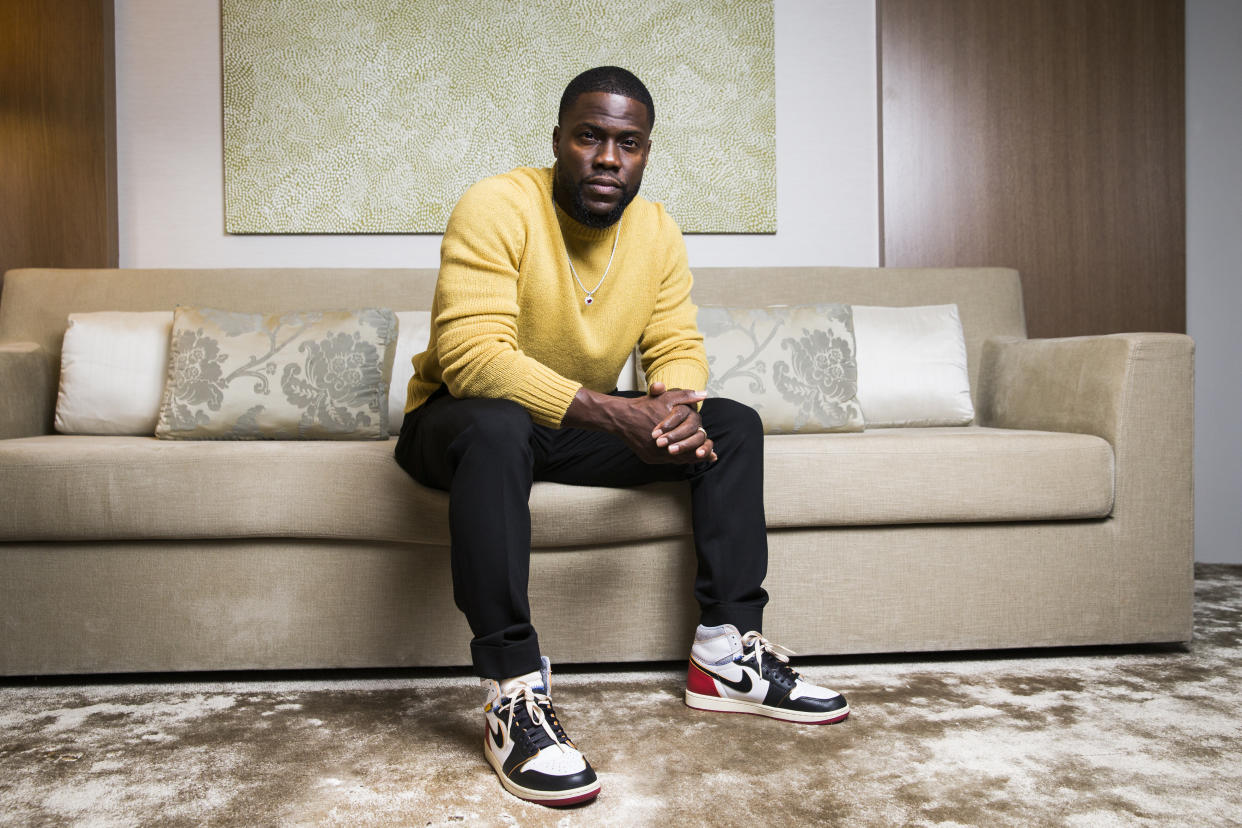 JUNE 5, 2019: SYDNEY, NSW - (EUROPE AND AUSTRALASIA OUT) Actor and comedian Kevin Hart poses during a photo shoot in Sydney, New South Wales. (Photo by Dylan Robinson / Newspix / Getty Images)