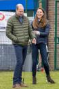 <p>The Duke and Duchess of Cambridge Duchess couldn't contain their laughter during their visit to the Belmont Community Centre in Durham on April 27. </p><p>At one point, they even tried their hand at golf while meeting young people supported by the Cheesy Waffles Project. </p><p>The couple will celebrate their 10th wedding anniversary on Thursday, April 29. </p>