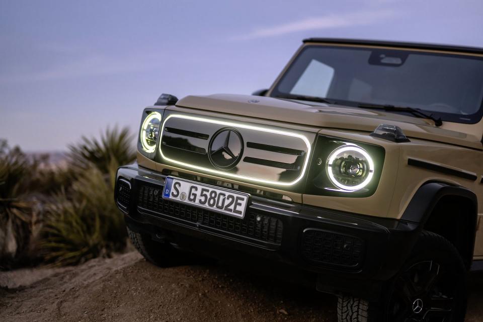 mercedes benz g 580 with eq technology press images