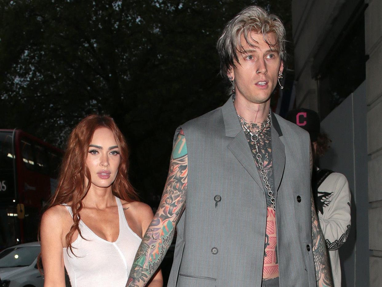 Megan Fox and Machine Gun Kelly in London on May 30, 2023.