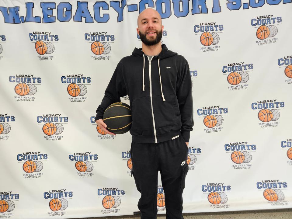 Former IUPUI assistant men's basketball coach Isaac Loechle became the Director of Player Development and Youth Basketball at Legacy Courts in Lafayette, Ind.