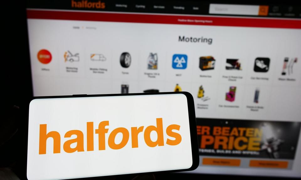 <span>Halfords make a price promise but it has proved impossible to claim.</span><span>Photograph: Timon Schneider/Alamy</span>