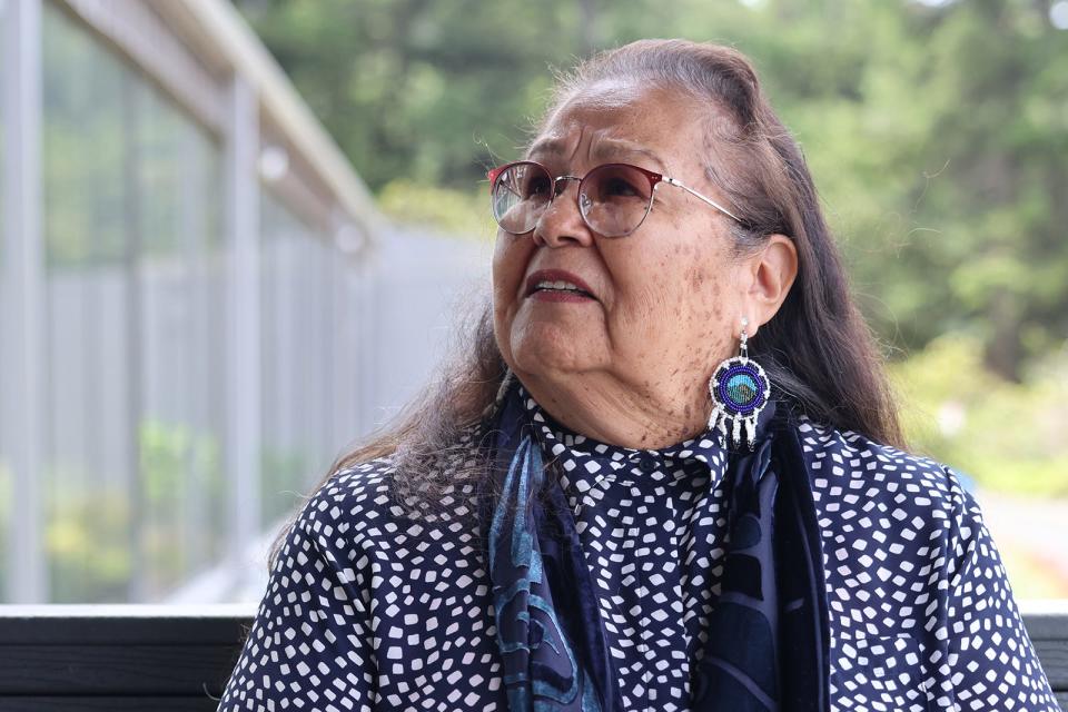 Cheryle A. Kennedy, chairwoman of the Confederated Tribes of Grand Ronde, appears at a June 16 meeting of the Oregon Department of Fish and Wildlife.