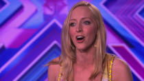 Sie hielt ihre Promi-Verwandtschaft geheim: Lizzy Pattinson startete 2014 bei der britischen Ausgabe von "The X-Factor". (Bild-Copyright: YouTube/The X Factor UK)