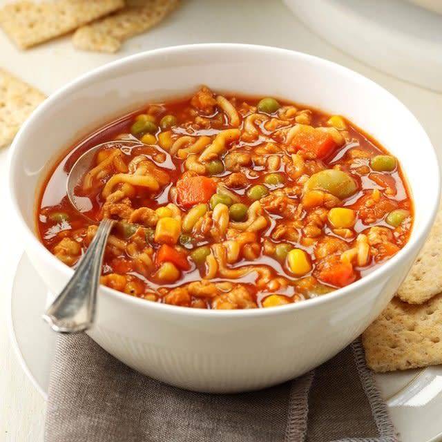 Turkey & Noodle Tomato Soup