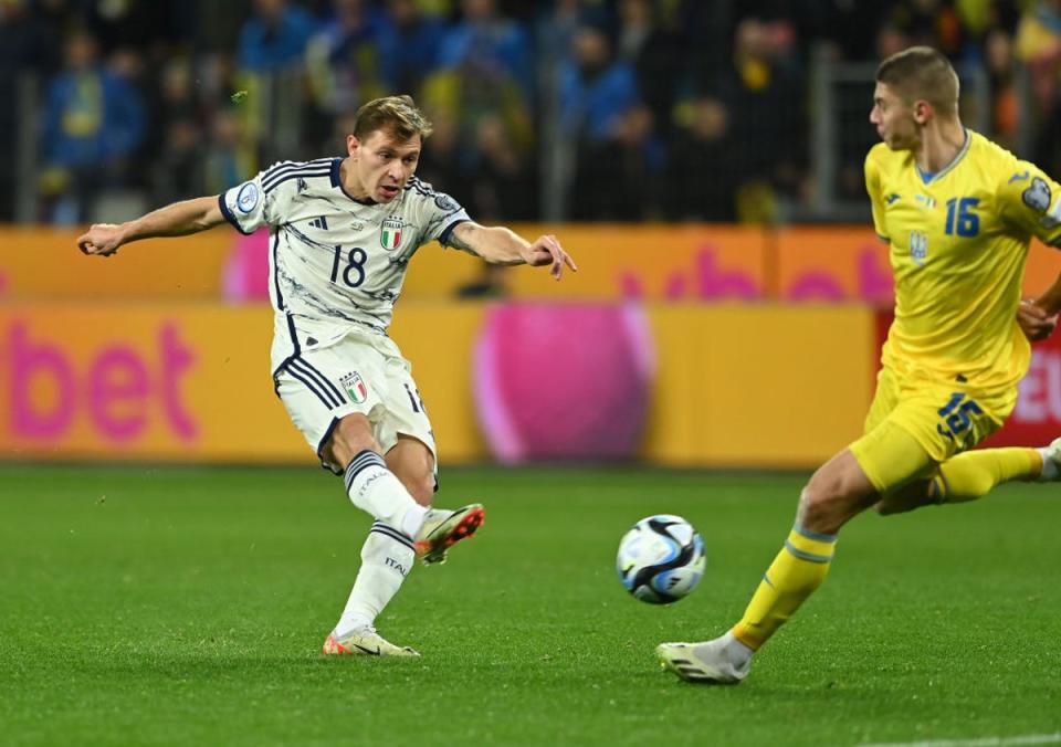 Italy qualified thanks to a 0-0 draw against Ukraine, saving themselves from another play-off (Getty)