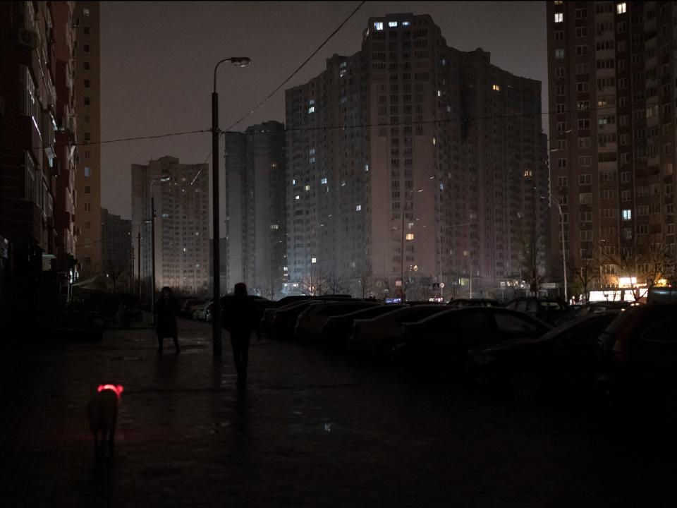 A blackout in Kyiv (AP)