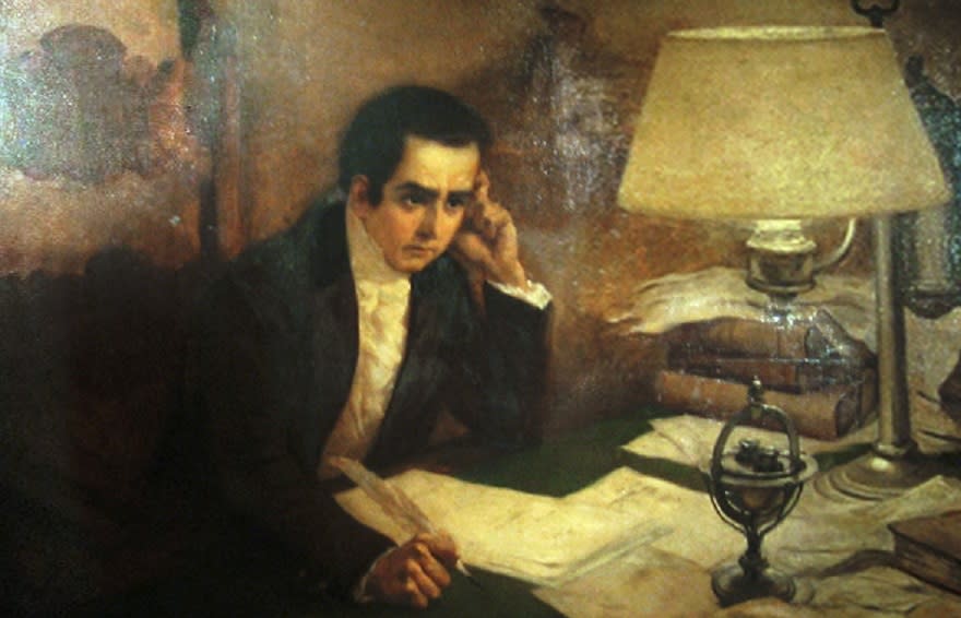 Mariano Moreno, creador del primer diario de Buenos Aires.