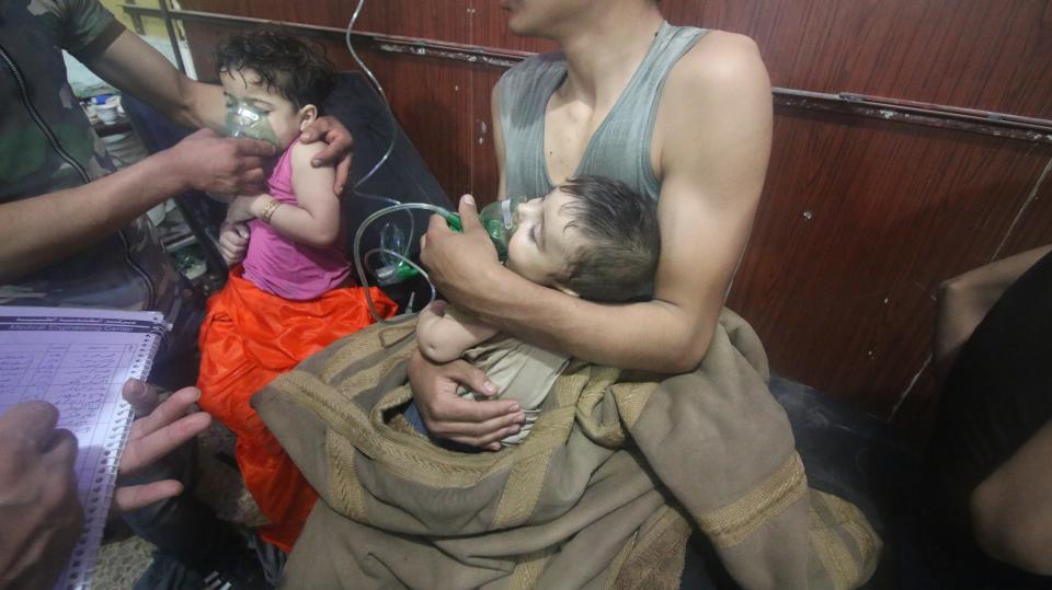 Deadly gas attack in rebel-held Douma, in Syria’s eastern Ghouta