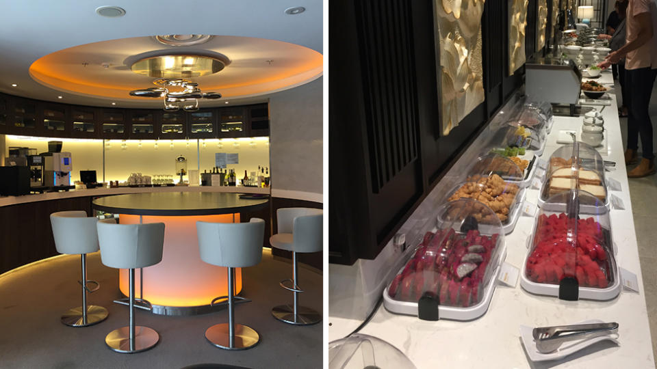 Sky Lounge in Sydney, and the Lotus Lounge in Ho Chi Minh. Photo: Yahoo Lifestyle