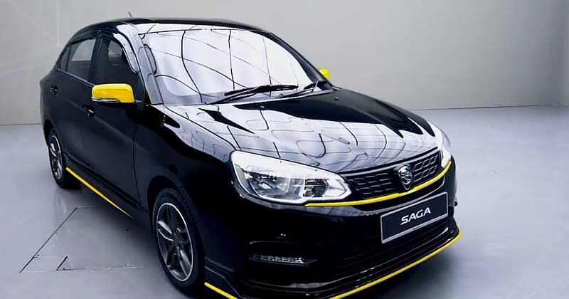 Proton Saga 35th Anniversary Edition comes only in black which is similar to its iconic Proton Knight. — SoyaCincau pic