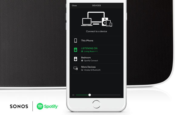Bestemt Fremskynde tidligere All Sonos owners can now use Spotify to control their speakers | Engadget