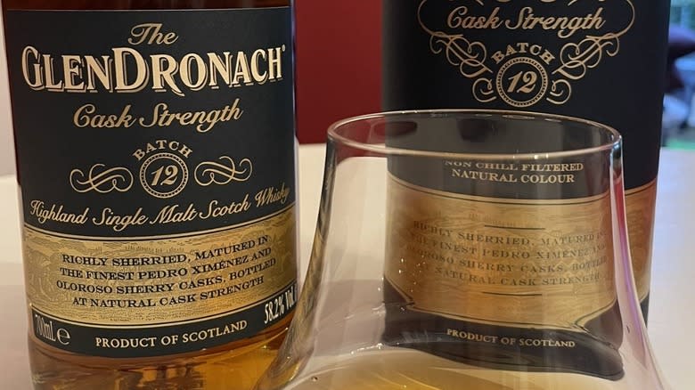 Bottle of GlenDronach Cask Strength