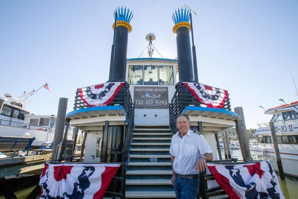 Captain Dan Schade, owner of Classic Boat Rides, a nearly 20-year-old Atlantic Highlands-based provider of public and private charter boat rides on several different boats, talks about his business in Atlantic Highlands, NJ Thursday, October 6, 2022. 