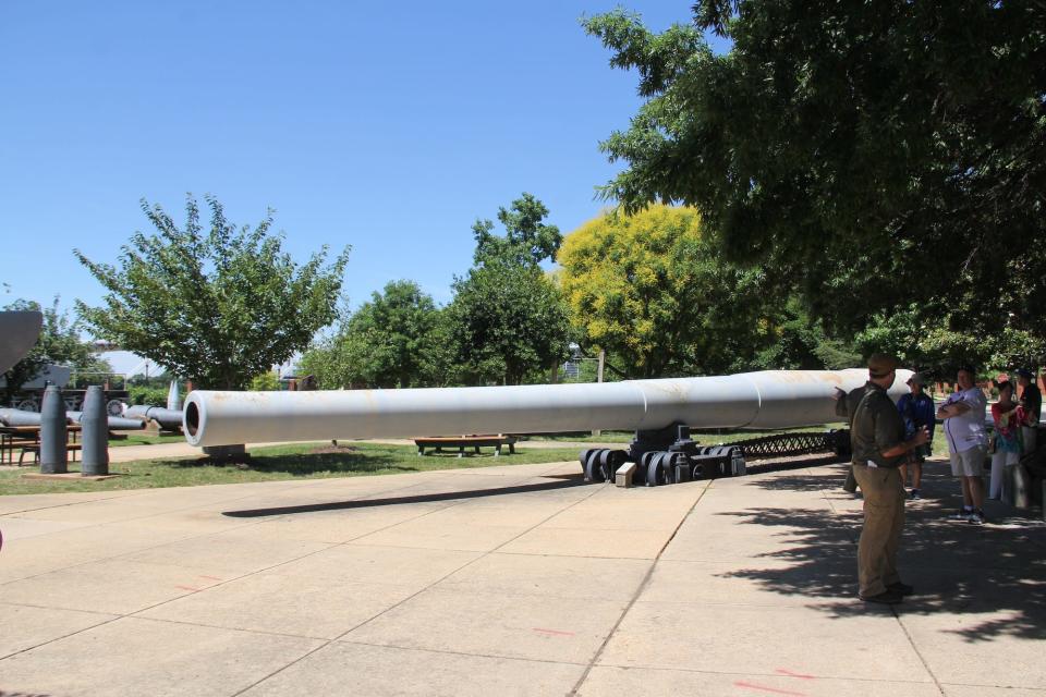 A monument at the National Museum of the United States Navy.