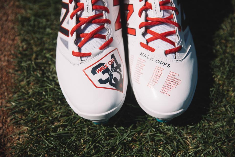 The Boston-inspired cleats from New Balance. (New Balance)